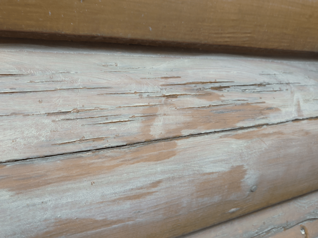 Improper Cleaning Before Stain Project